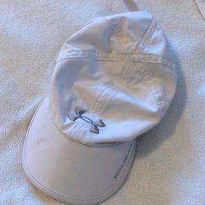 White Under Armour hat